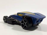 2006 Hot Wheels Brutalistic Blue Die Cast Toy Car Vehicle McDonalds Happy Meal with Pop Up Rear End