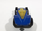 2006 Hot Wheels Brutalistic Blue Die Cast Toy Car Vehicle McDonalds Happy Meal with Pop Up Rear End