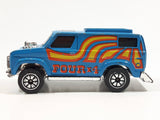 Vintage 1980 Kenner CPG Prod. Fast 111s Four X 4 Van Blue Die Cast Toy Car Vehicle - Made in Hong Kong