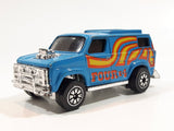 Vintage 1980 Kenner CPG Prod. Fast 111s Four X 4 Van Blue Die Cast Toy Car Vehicle - Made in Hong Kong