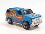 Vintage 1980 Kenner CPG Prod. Fast 111s Four X 4 Van Blue Die Cast Toy Car Vehicle - Made in Hong Kong