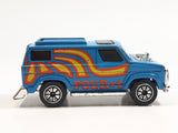 Vintage 1980 Kenner CPG Prod. Fast 111s Four X 4 Van Blue Die Cast Toy Car Vehicle - Made in Hong Kong