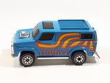 Vintage 1980 Kenner CPG Prod. Fast 111s Four X 4 Van Blue Die Cast Toy Car Vehicle - Made in Hong Kong