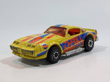 Vintage 1980 Kenner CPG Prod. Fast 111s Blazin Bandit Pontiac Trans Am Firebird Yellow Die Cast Toy Car Vehicle - Made in Hong Kong