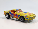 Vintage 1980 Kenner CPG Prod. Fast 111s Blazin Bandit Pontiac Trans Am Firebird Yellow Die Cast Toy Car Vehicle - Made in Hong Kong