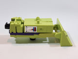 1984 Takara G1 Transformers Light Green Bulldozer Plastic Toy Action Figure