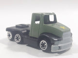 Unknown Brand Military Semi Truck Army Green Die Cast Toy Car Vehicle