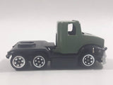 Unknown Brand Military Semi Truck Army Green Die Cast Toy Car Vehicle