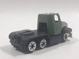 Unknown Brand Military Semi Truck Army Green Die Cast Toy Car Vehicle