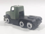 Unknown Brand Military Semi Truck Army Green Die Cast Toy Car Vehicle