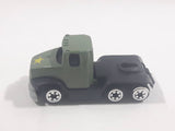 Unknown Brand Military Semi Truck Army Green Die Cast Toy Car Vehicle