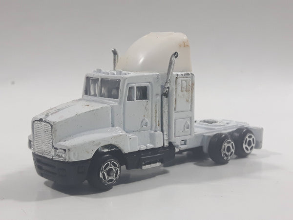 Unknown Brand 07/09 Semi Tractor Truck White Die Cast Toy Car Vehicle