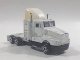 Unknown Brand 07/09 Semi Tractor Truck White Die Cast Toy Car Vehicle