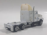 Unknown Brand 07/09 Semi Tractor Truck White Die Cast Toy Car Vehicle