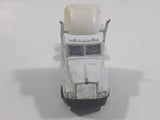 Unknown Brand 07/09 Semi Tractor Truck White Die Cast Toy Car Vehicle