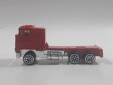 Unknown Brand Cabover Semi Tractor Truck Red Die Cast Toy Car Vehicle