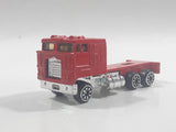 Unknown Brand Cabover Semi Tractor Truck Red Die Cast Toy Car Vehicle