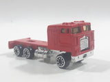 Unknown Brand Cabover Semi Tractor Truck Red Die Cast Toy Car Vehicle