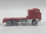 Unknown Brand Cabover Semi Tractor Truck Red Die Cast Toy Car Vehicle