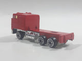 Unknown Brand Cabover Semi Tractor Truck Red Die Cast Toy Car Vehicle