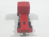Unknown Brand Cabover Semi Tractor Truck Red Die Cast Toy Car Vehicle
