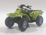 Maisto 383 Quad ATV 4 Wheeler All Terrain Vehicle 4x4 Lime Green Pullback Die Cast Motorized Friction Toy Car Vehicle