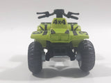 Maisto 383 Quad ATV 4 Wheeler All Terrain Vehicle 4x4 Lime Green Pullback Die Cast Motorized Friction Toy Car Vehicle