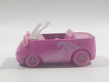 Moose Shopkins Cutie Cars Bear Shaped Pink Die Cast Toy Car Vehicle - No Roof or Figure