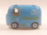 Homnive Elephant "Funny Racing Car" Blue Die Cast Toy Car Vehicle