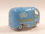 Homnive Elephant "Funny Racing Car" Blue Die Cast Toy Car Vehicle