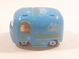 Homnive Elephant "Funny Racing Car" Blue Die Cast Toy Car Vehicle