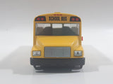 Welly No. 43601 School Bus with Flip Out Stop Sign Yellow Die Cast Toy Car Vehicle Missing Tires