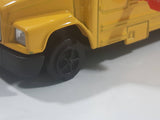Welly No. 43601 School Bus with Flip Out Stop Sign Yellow Die Cast Toy Car Vehicle Missing Tires