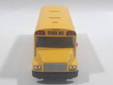 Welly No. 43601 School Bus with Flip Out Stop Sign Yellow Die Cast Toy Car Vehicle Missing Tires