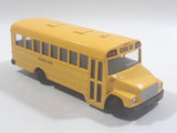 Welly No. 43601 School Bus with Flip Out Stop Sign Yellow Die Cast Toy Car Vehicle Missing Tires