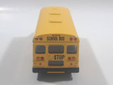 Welly No. 43601 School Bus with Flip Out Stop Sign Yellow Die Cast Toy Car Vehicle Missing Tires