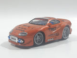 2003 Kentoys Extreme Tuners Toyota Supra Orange 1/55 Scale Light Up Die Cast Toy Car Vehicle with Rubber Tires - Missing The Spoiler