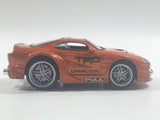 2003 Kentoys Extreme Tuners Toyota Supra Orange 1/55 Scale Light Up Die Cast Toy Car Vehicle with Rubber Tires - Missing The Spoiler