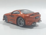 2003 Kentoys Extreme Tuners Toyota Supra Orange 1/55 Scale Light Up Die Cast Toy Car Vehicle with Rubber Tires - Missing The Spoiler
