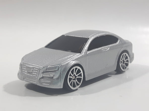 MotorMax 6143-6 Silver Sedan 1/64 Scale Die Cast Toy Car Vehicle