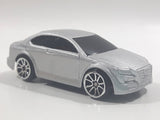 MotorMax 6143-6 Silver Sedan 1/64 Scale Die Cast Toy Car Vehicle