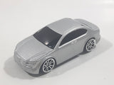 MotorMax 6143-6 Silver Sedan 1/64 Scale Die Cast Toy Car Vehicle
