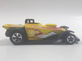 2002 Hot Wheels Geothermal Blast Ramp and Gate Super Comp Dragster Yellow Die Cast Race Car Toy Vehicle - McDonald's Happy Meal 4/6