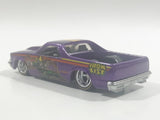 2016 Hot Wheels Pop Culture: Marvel '80 El Camino Iron Fist Purple Die Cast Toy Character Car Vehicle with RR5SP