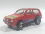 Rare Darda Motors Fiat Uno 10 Red Die Cast Toy Car Friction Motorized Pullback Vehicle