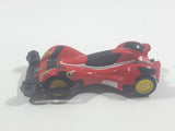 Rare 1996 Tomy Tomica Character Cars Bakuso Kyodai Let's & Go Red Die Cast Toy Race Car Vehicle Missing Spoiler