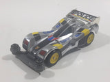 Rare 1996 Tomy Tomica Character Cars Bakuso Kyodai Let's & Go 4WD Police Cop Chrome Die Cast Toy Race Car Vehicle