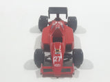 Rare 1991 Tomy Tomica No. 117 & 120 Formula 1 Fiat Agip Pioneer Red Die Cast Toy Race Car Vehicle