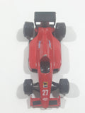 Rare 1991 Tomy Tomica No. 117 & 120 Formula 1 Fiat Agip Pioneer Red Die Cast Toy Race Car Vehicle