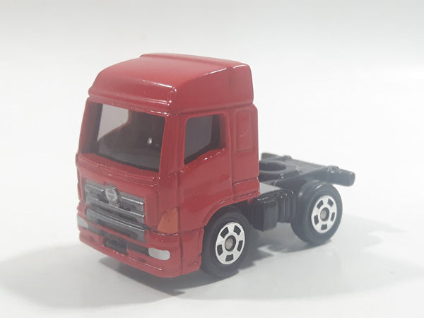 2004 Tomy Tomica No. 77 Hino Profia Semi Tractor Truck Red Die Cast Toy Car Vehicle